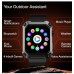 Ambrane 1.85" Uni Pair BT Calling Smartwatch, Rugged & Sporty Metal Body, 10 Days Battery, 500 NITS, 100+ Sports Mode with IP68, Sp02 Tracking, 100+ Watch Faces (Stud, Black)